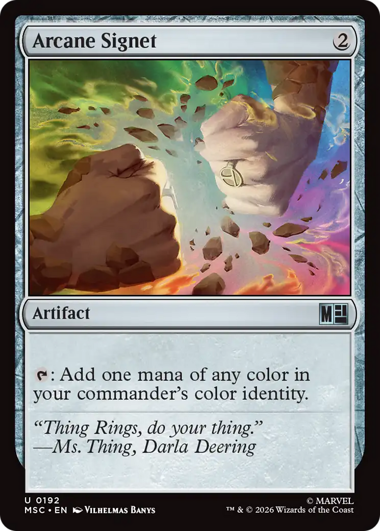 Arcane Signet (0192) [Marvel Super Heroes Commander] | Gate City Games LLC