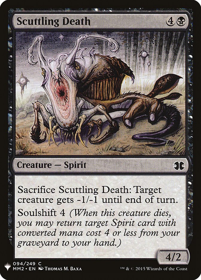Scuttling Death [Mystery Booster] | Gate City Games LLC