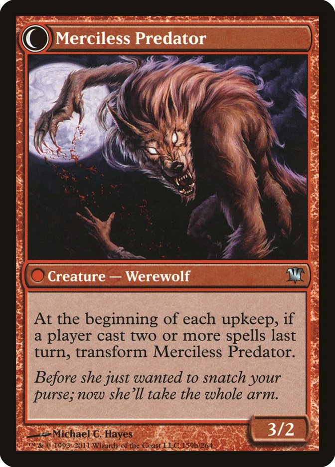 Reckless Waif // Merciless Predator [Innistrad] | Gate City Games LLC