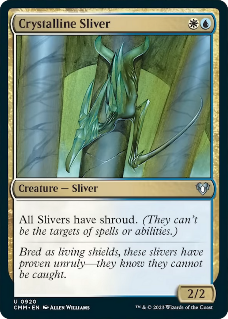 Crystalline Sliver [Commander Masters] | Gate City Games LLC