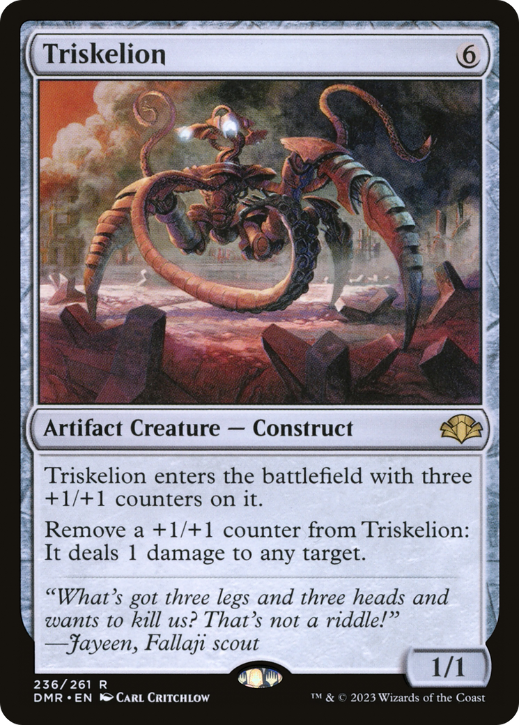 Triskelion [Dominaria Remastered] | Gate City Games LLC