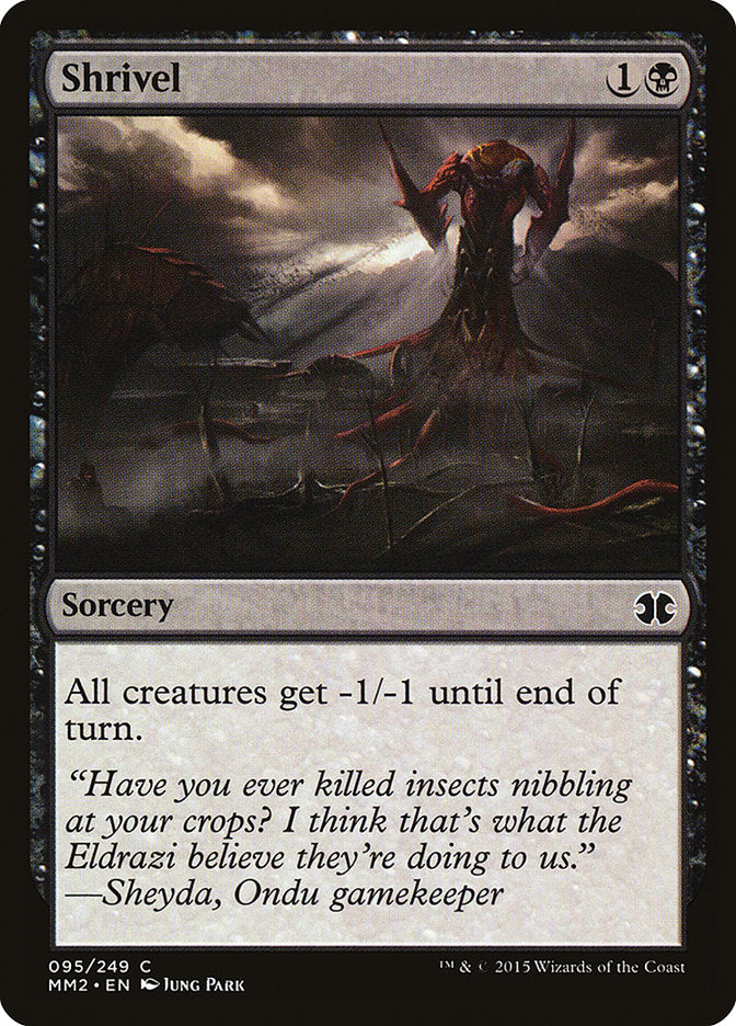 Shrivel [Modern Masters 2015] | Gate City Games LLC