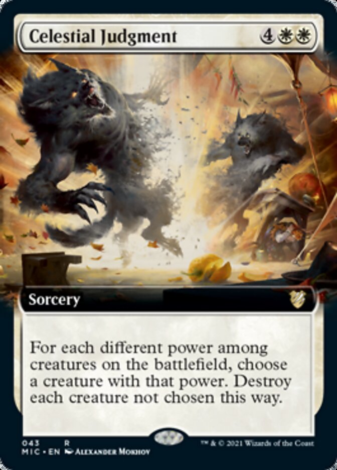 Celestial Judgment (Extended Art) [Innistrad: Midnight Hunt Commander] | Gate City Games LLC