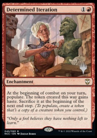 Determined Iteration (Promo Pack) [Streets of New Capenna Commander Promos] | Gate City Games LLC