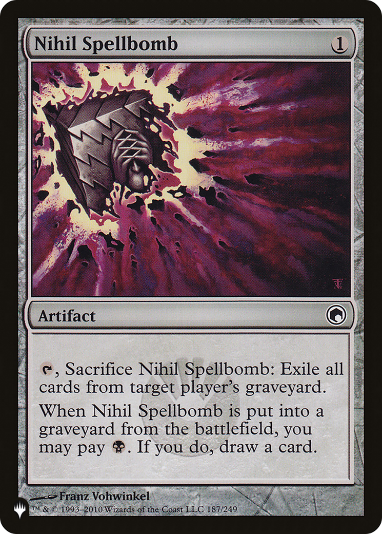 Nihil Spellbomb [The List] | Gate City Games LLC