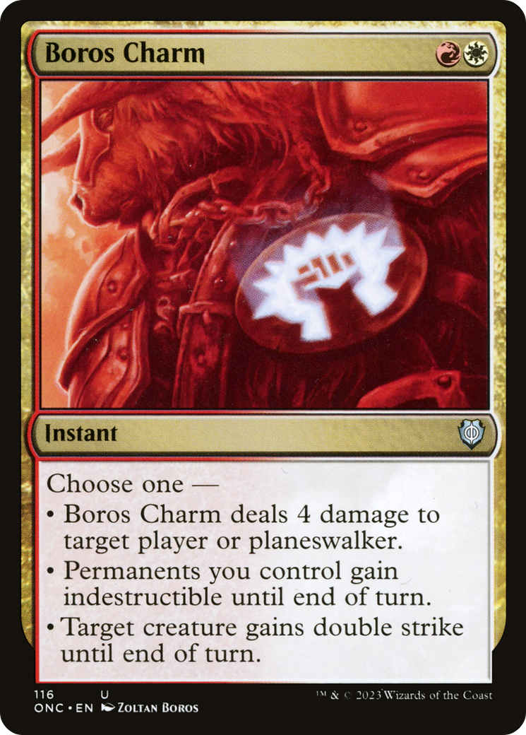 Boros Charm [Phyrexia: All Will Be One Commander] | Gate City Games LLC