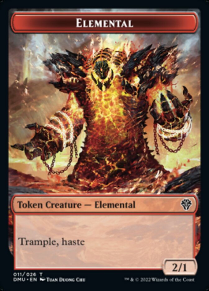 Bird (002) // Elemental Double-Sided Token [Dominaria United Tokens] | Gate City Games LLC