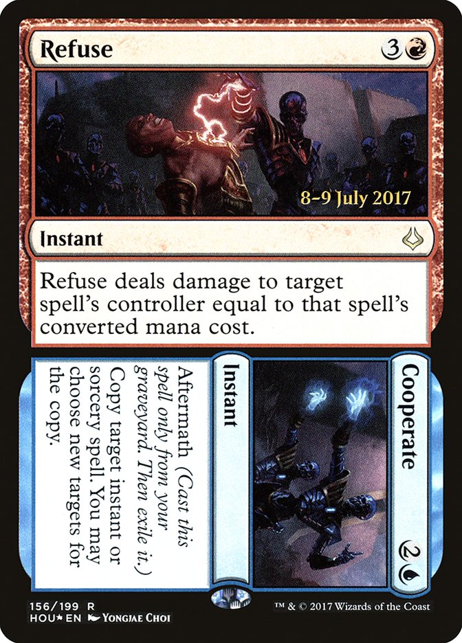 Refuse // Cooperate [Hour of Devastation Prerelease Promos] | Gate City Games LLC