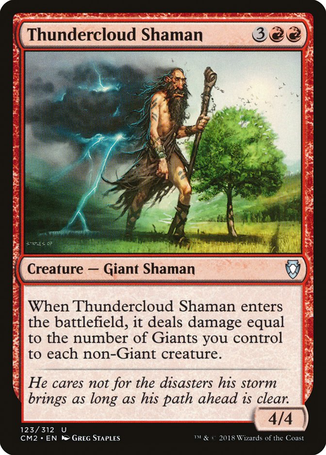Thundercloud Shaman [Commander Anthology Volume II] | Gate City Games LLC