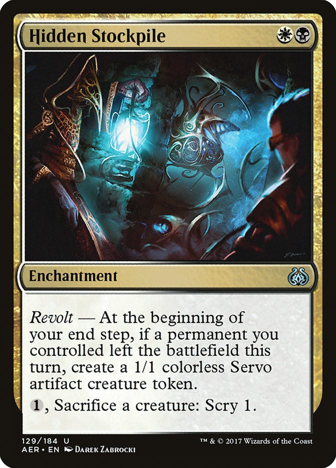 Hidden Stockpile [Aether Revolt] | Gate City Games LLC