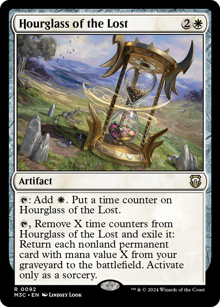 Hourglass of the Lost (Ripple Foil) [Modern Horizons 3 Commander] | Gate City Games LLC