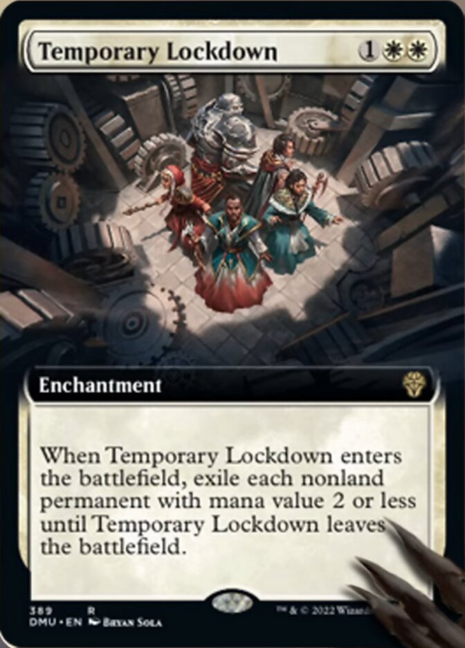 Temporary Lockdown (Extended Art) [Dominaria United] | Gate City Games LLC