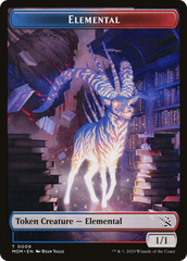 Elemental (09) // Spirit (13) Double-Sided Token [March of the Machine Tokens] | Gate City Games LLC