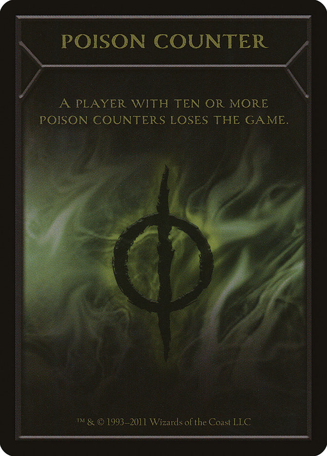 Poison Counter [New Phyrexia Tokens] | Gate City Games LLC
