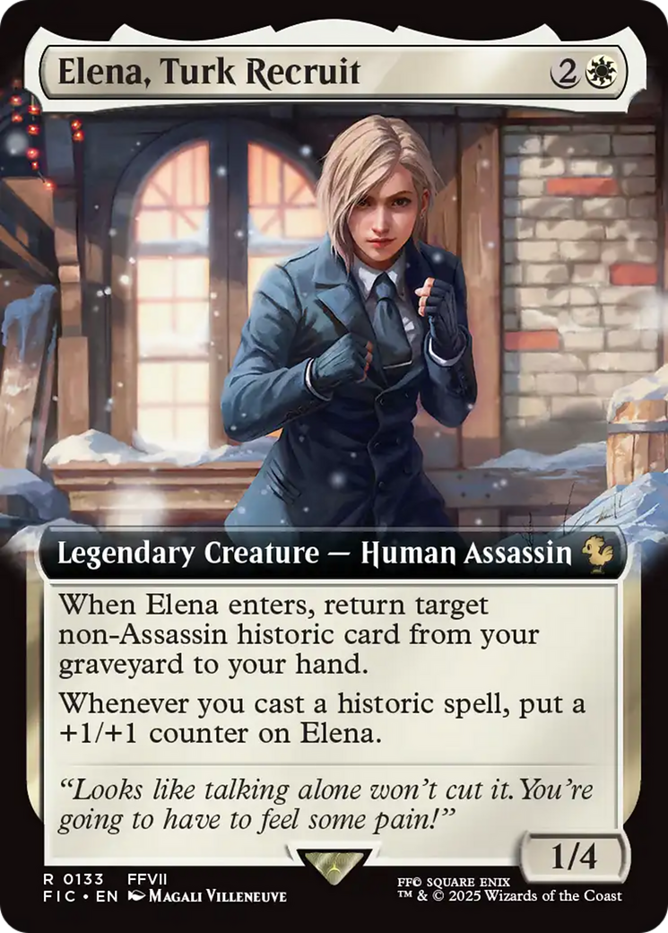 Elena, Turk Recruit (Extended Art) [FINAL FANTASY Commander] | Gate City Games LLC