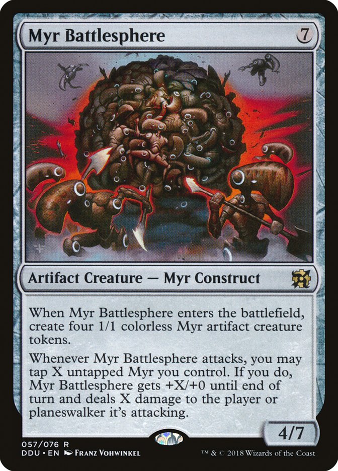Myr Battlesphere [Duel Decks: Elves vs. Inventors] | Gate City Games LLC
