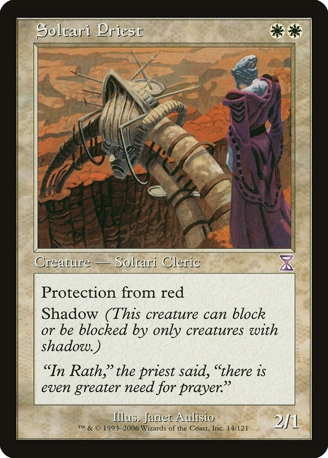 Soltari Priest [Time Spiral Timeshifted] | Gate City Games LLC