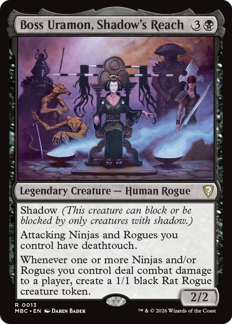 Boss Uramon, Shadow's Reach [Mystery Booster: Commander Edition] | Gate City Games LLC