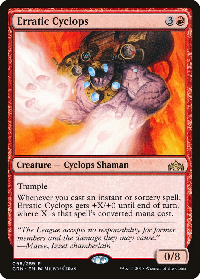 Erratic Cyclops [Guilds of Ravnica] | Gate City Games LLC