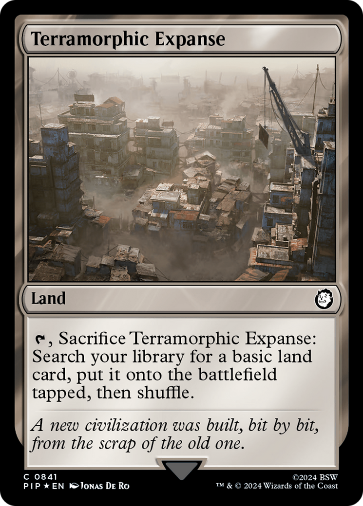 Terramorphic Expanse (Surge Foil) [Fallout] | Gate City Games LLC