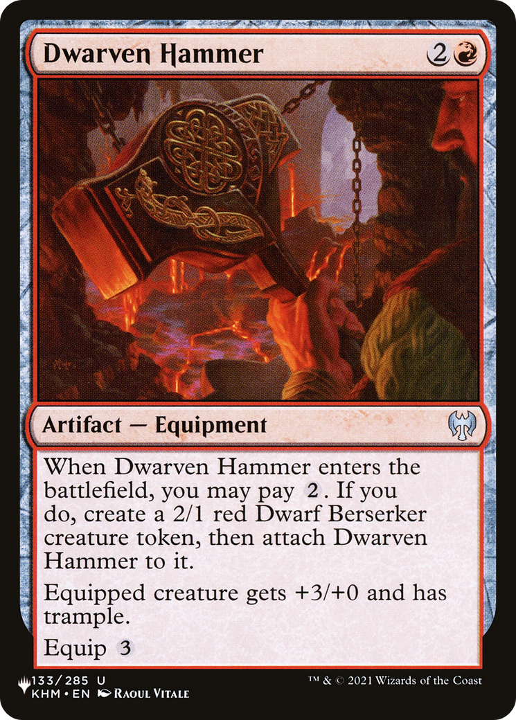 Dwarven Hammer [The List] | Gate City Games LLC