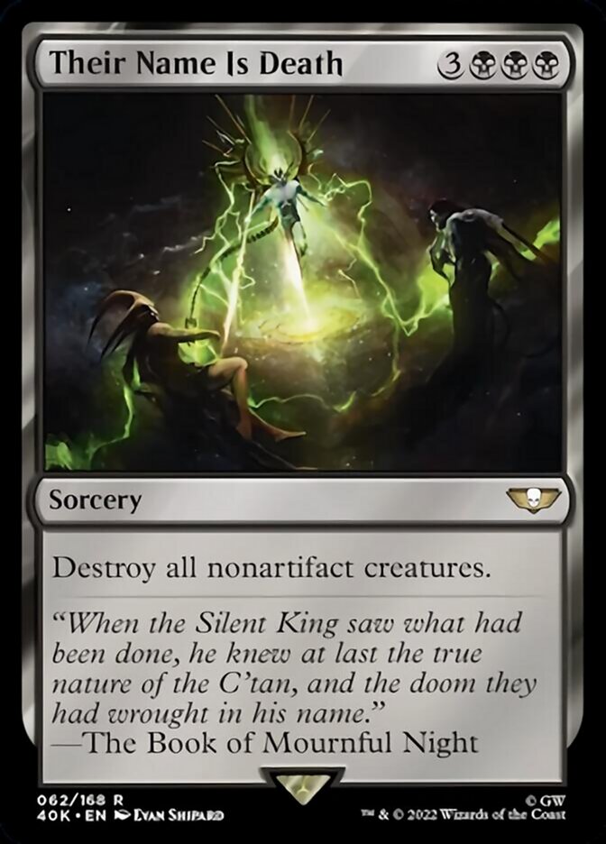 Their Name Is Death (Surge Foil) [Warhammer 40,000] | Gate City Games LLC
