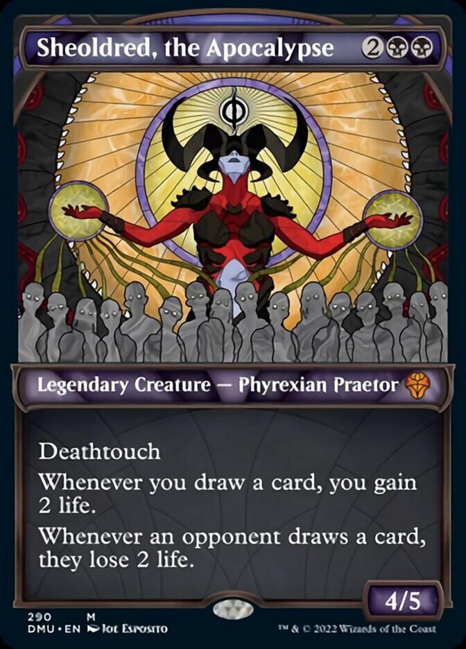 Sheoldred, the Apocalypse (Showcase) [Dominaria United] | Gate City Games LLC