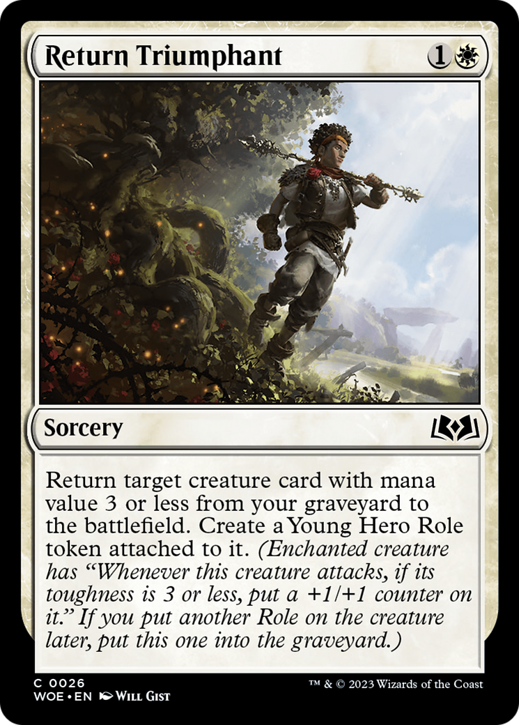 Return Triumphant [Wilds of Eldraine] | Gate City Games LLC