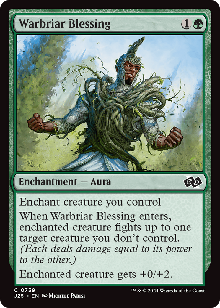 Warbriar Blessing [Foundations Jumpstart] | Gate City Games LLC