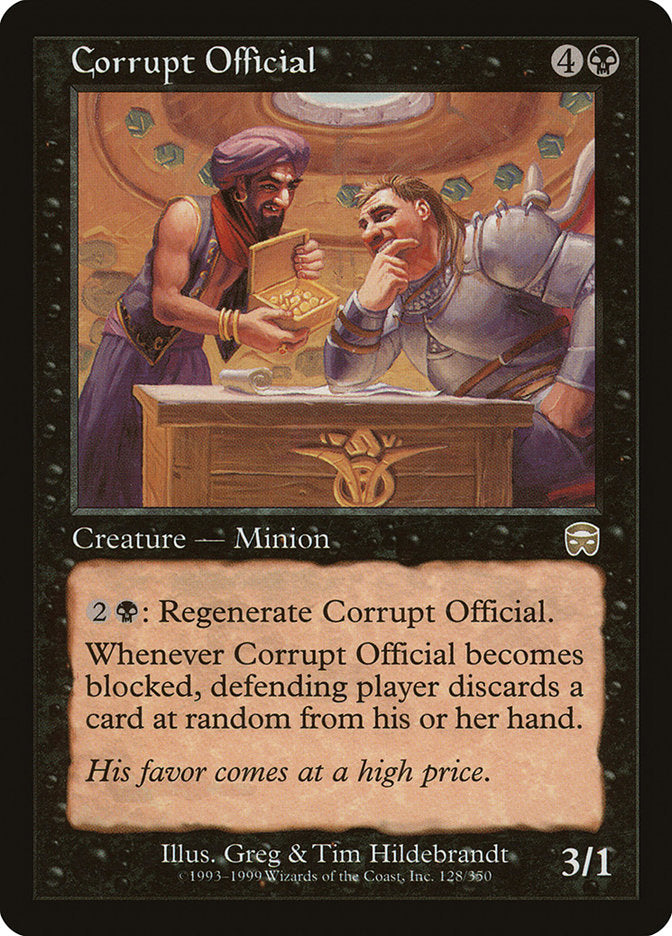 Corrupt Official [Mercadian Masques] | Gate City Games LLC