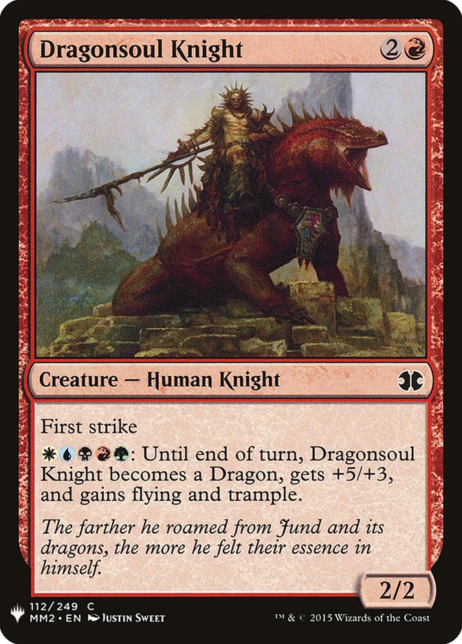 Dragonsoul Knight [Mystery Booster] | Gate City Games LLC