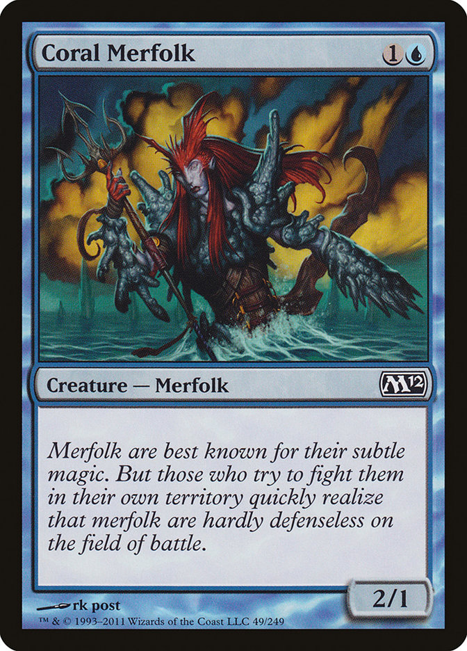 Coral Merfolk [Magic 2012] | Gate City Games LLC