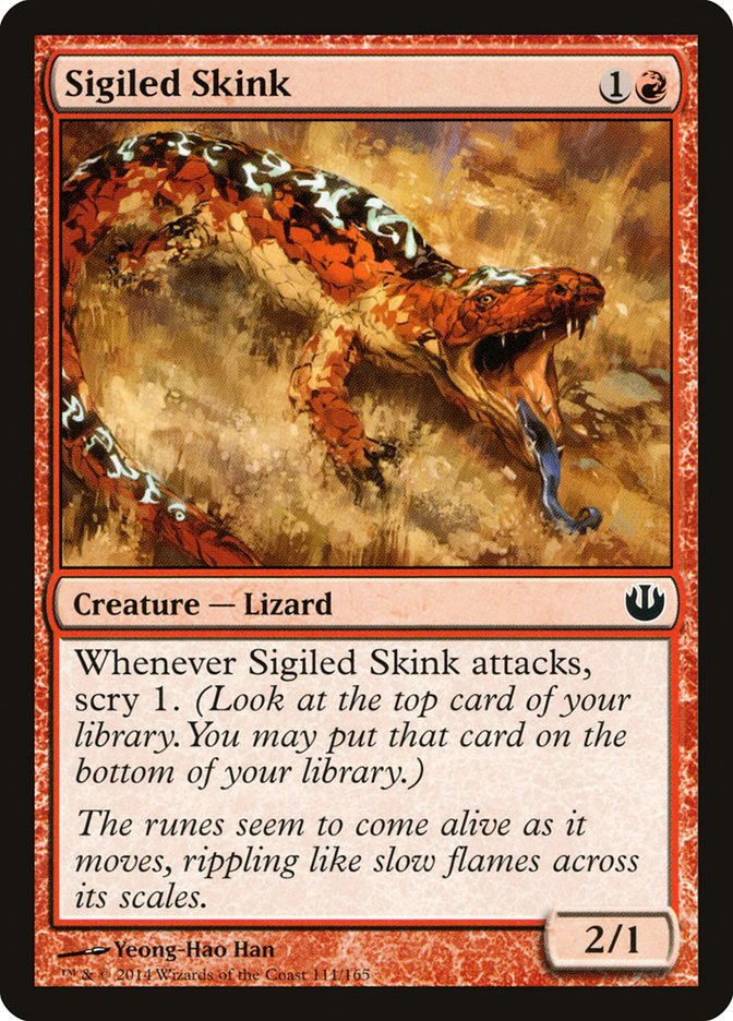 Sigiled Skink [Journey into Nyx] | Gate City Games LLC