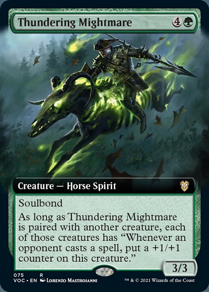 Thundering Mightmare (Extended Art) [Innistrad: Crimson Vow Commander] | Gate City Games LLC
