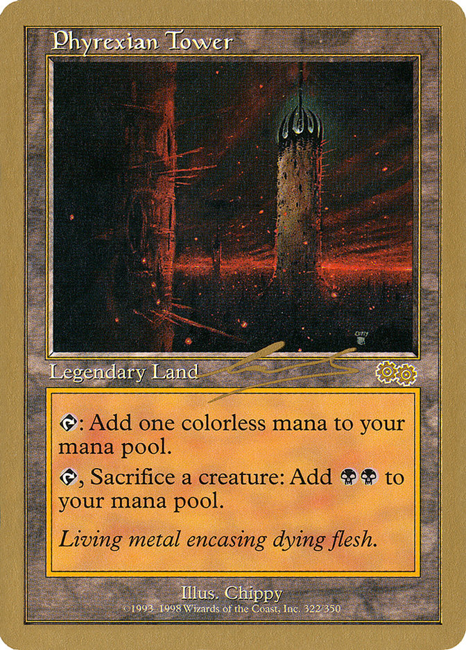 Phyrexian Tower (Nicolas Labarre) [World Championship Decks 2000] | Gate City Games LLC