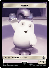 Alien // Cyberman Double-Sided Token [Doctor Who Tokens] | Gate City Games LLC