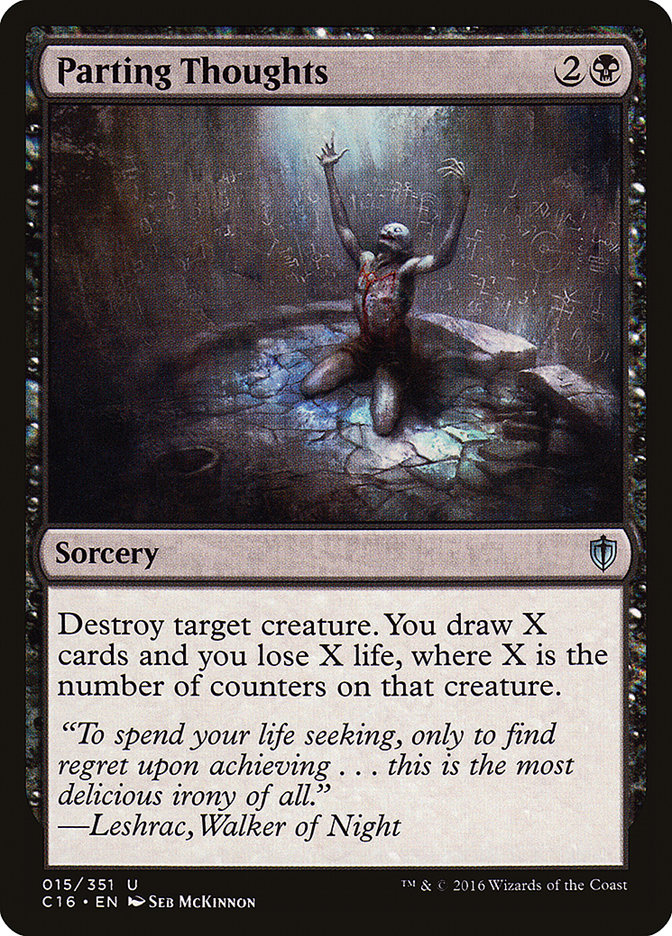 Parting Thoughts [Commander 2016] | Gate City Games LLC