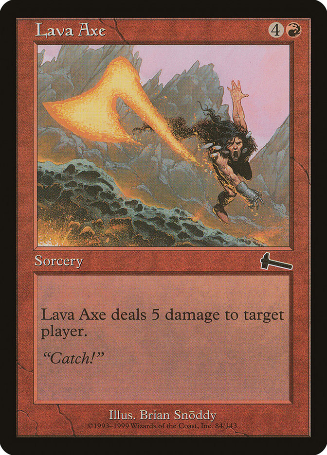 Lava Axe [Urza's Legacy] | Gate City Games LLC