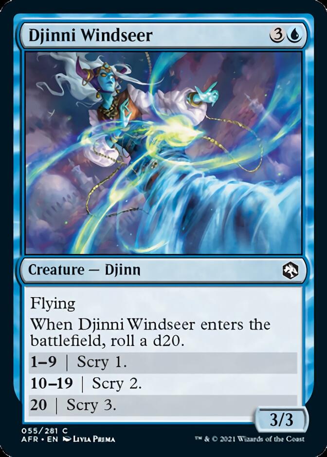 Djinni Windseer [Dungeons & Dragons: Adventures in the Forgotten Realms] | Gate City Games LLC