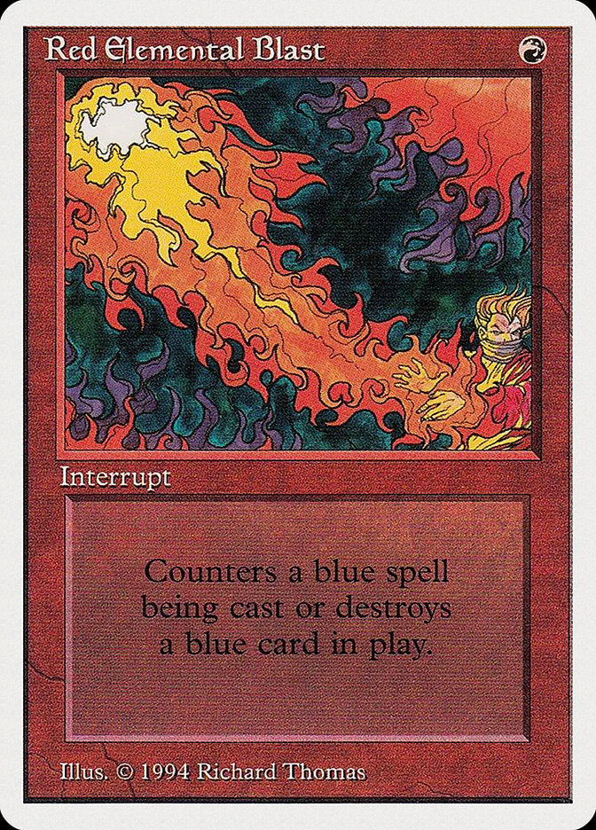 Red Elemental Blast [Summer Magic / Edgar] | Gate City Games LLC