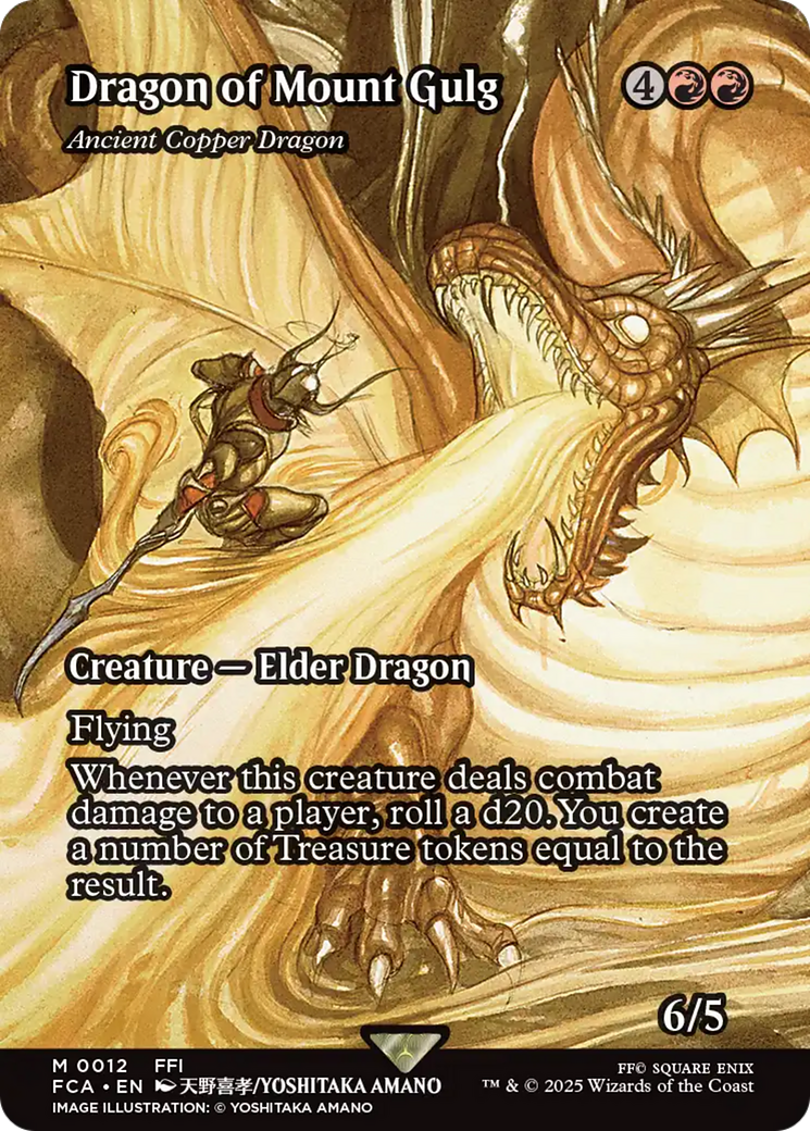 Dragon of Mount Gulg - Ancient Copper Dragon (Showcase) [FINAL FANTASY : Through the Ages] | Gate City Games LLC
