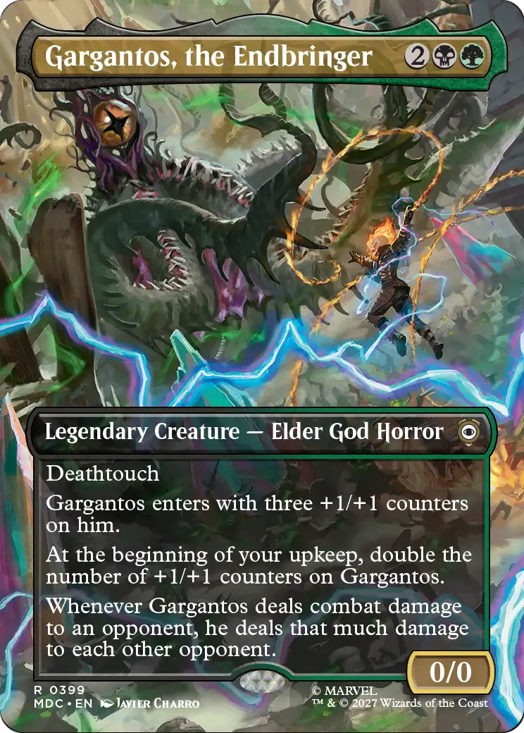 Gargantos, the Endbringer (Borderless) [Marvel: Darkhold Destiny Commander] | Gate City Games LLC