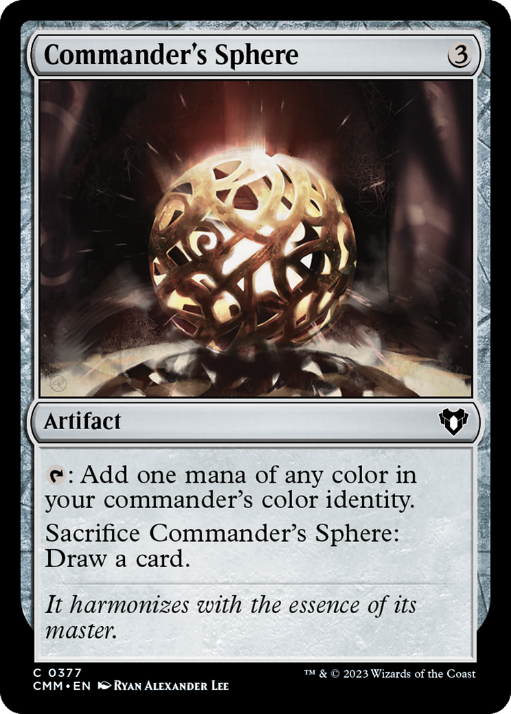 Commander's Sphere [Commander Masters] | Gate City Games LLC