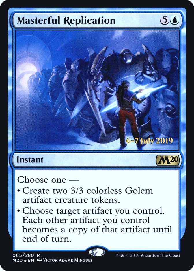Masterful Replication [Core Set 2020 Prerelease Promos] | Gate City Games LLC