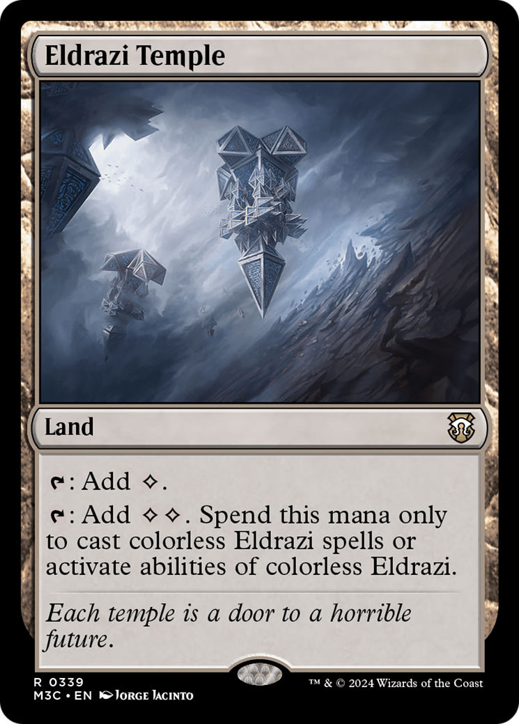 Eldrazi Temple (Ripple Foil) [Modern Horizons 3 Commander] | Gate City Games LLC