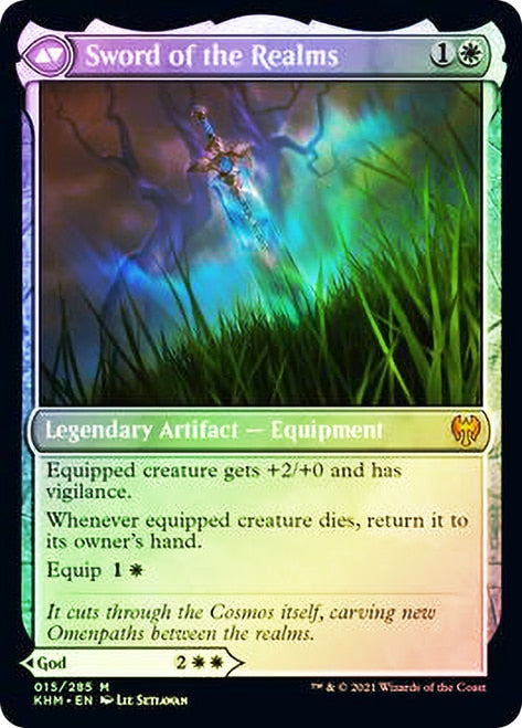 Halvar, God of Battle // Sword of the Realms [Kaldheim Prerelease Promos] | Gate City Games LLC