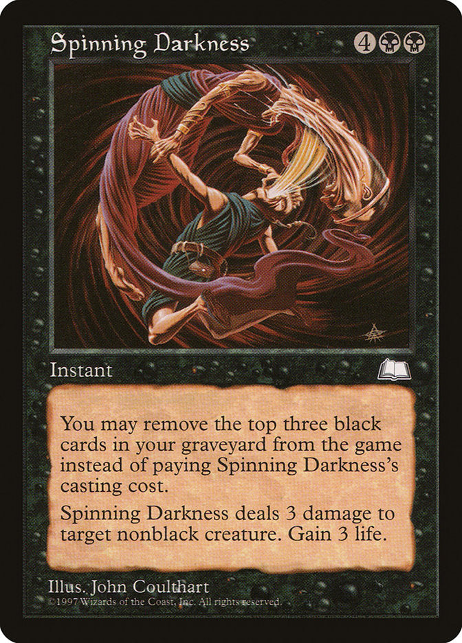 Spinning Darkness [Weatherlight] | Gate City Games LLC