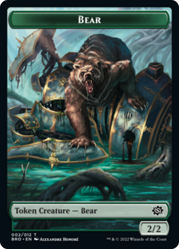 Bear Token [The Brothers' War Tokens] | Gate City Games LLC