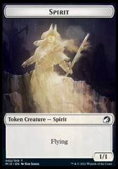 Elephant // Spirit Double-Sided Token [Innistrad: Midnight Hunt Commander Tokens] | Gate City Games LLC