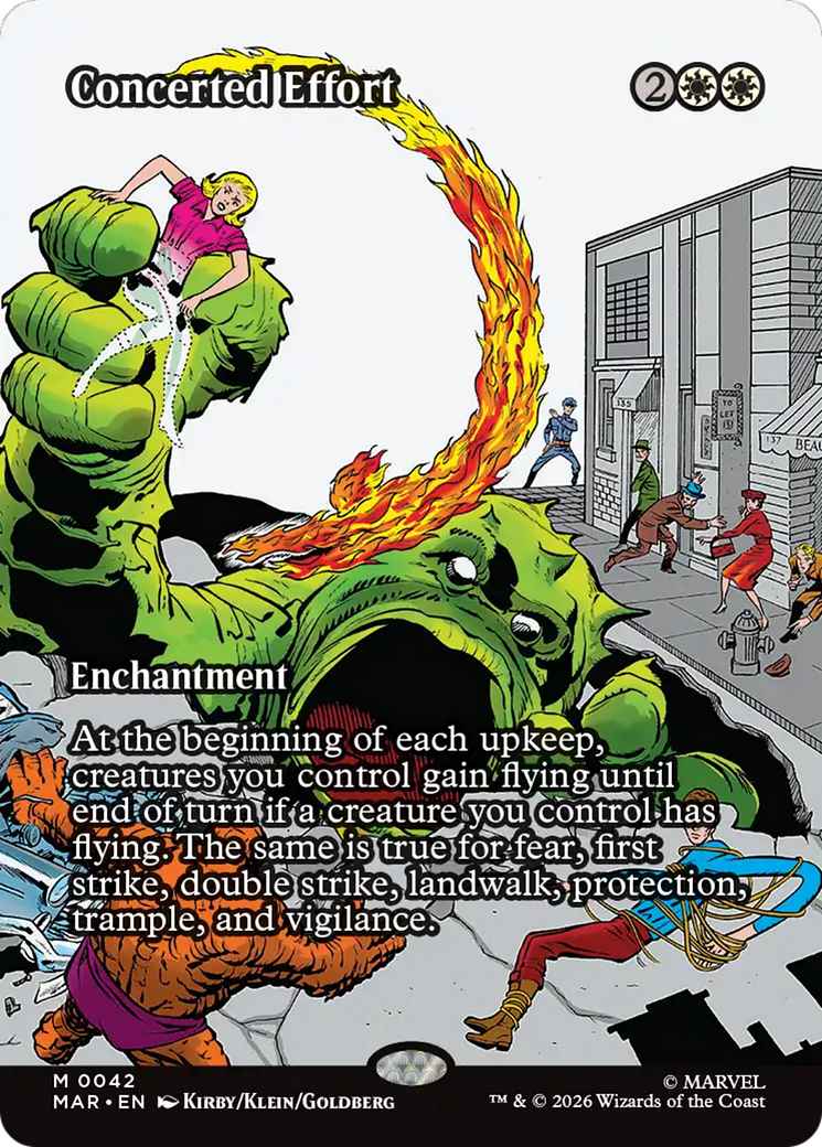 Concerted Effort (Borderless) [Marvel Universe: Eternal-Legal] | Gate City Games LLC